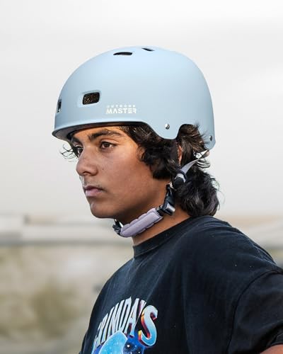 Image of OutdoorMaster Skateboard Cycling Helmet - Two Removable Liners Ventilation Multi-Sport Scooter Roller Skate Inline Skating for Kids, Youth & Adults