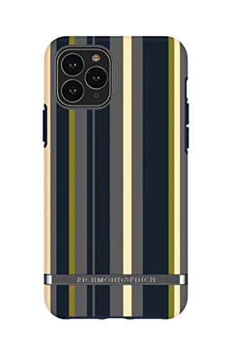 Coque iPhone 11 Pro anti-choc Richmond & Finch rayures bleu