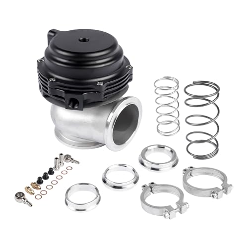 Flynsu 44mm External Water Cooled Turbo Wastegate for Universal MVR V-Band Flange Turbo