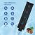 ICEPURE 2.25G Gravity-fed Water Filter System, 304 Stainless Steel Countertop System with Metal Faucet, 2 Black Carbon Filters, Reduce 99% Chlorine, Lead for Home, Camping, Travel, Emergencies