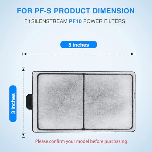 Image of HiTauing 24 Packs PF-S Filter Cartridge for PF10 Power Filters, ONLY fit to Model PF10 Power Filters