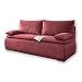 Produktbild Stella Trading JANA Bequemes Schlafsofa mit Bettkasten, Stoffbezug Berry - Klappbares Sofa mit Schlaffunktion & Komforthöhe - 208 x 102 x 95 cm (B/H/T)