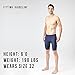 Onvous Swim Jammers for Men | Men's Athletic Swimwear Jammer | Mens Jammer for Swimming | Mens Swim Jammers Size 28-38