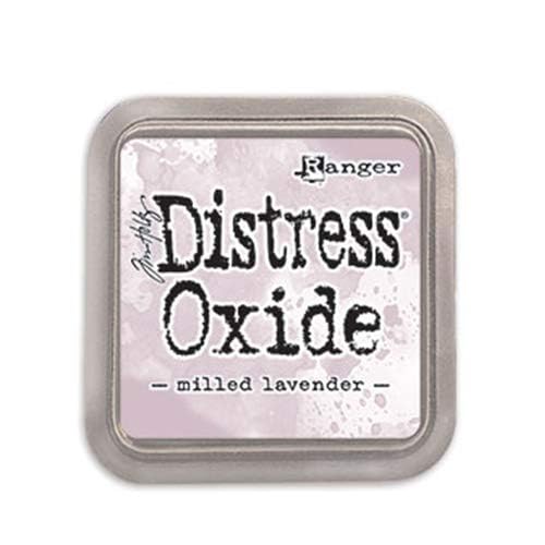 Distress Oxide Pad Lavanda Molida soluciona fondos apagados