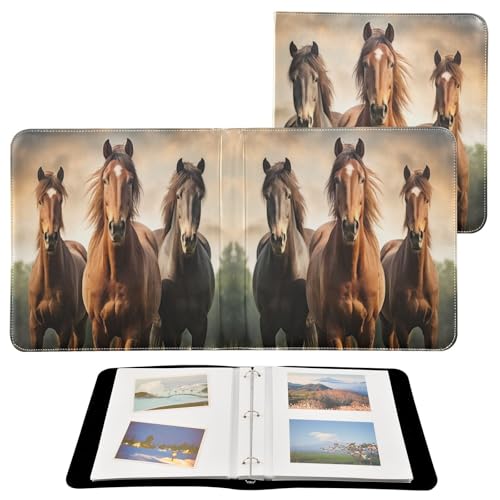 Álbum de Fotos para Scrapbooking DIY de Gran Tamaño con Cubierta de Poliuretano y Adhesivo Automático, para Bodas, Viajes y Recuerdos Familiares – Acepta Fotos de Cualquier Tamaño, 11,8" x 11,2" miniatura 2