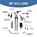 Zyrev Otoscope Oph Diagnostic Set - 34 Piece Medical and Nursing Student Otoscope/Opthalmoscope Kit - with Leather Case for Educational and Professional Settings (Advanced)