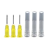 Ideal Poly Hub Disposable Needles – Box of 100 – Tri-Beveled Stainless Steel Cannula with Silicone Coating for Farm Animal Use – Color-Coded, Sterile – Multiple Sizes Available (20Gx1/2)