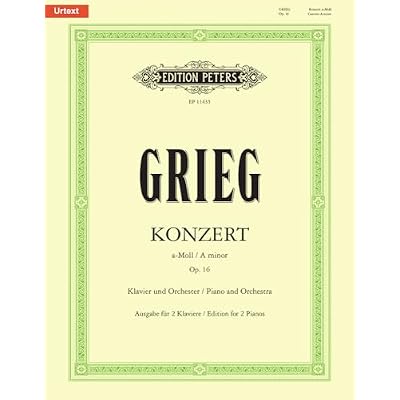 Grieg: Piano Concerto A minor Op. 16 (EP11435): for Piano and Orchestra