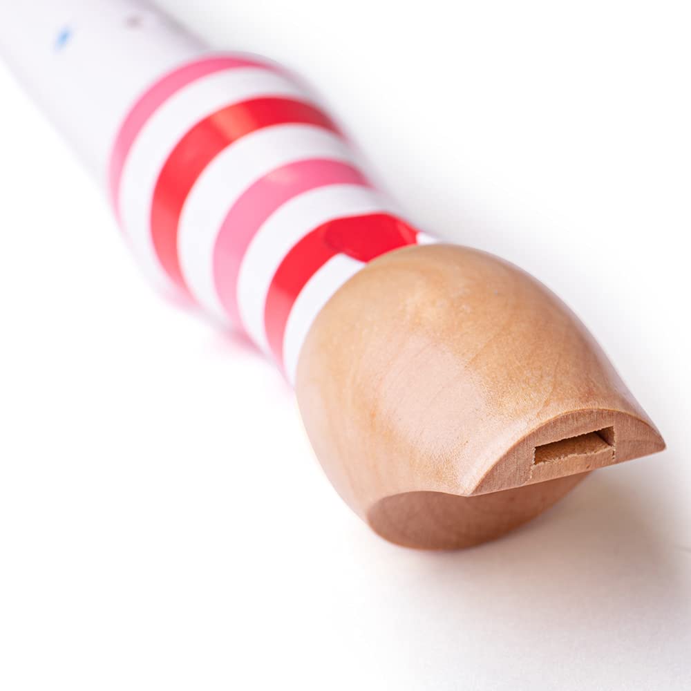 Bigjigs Toys Recorder - Wooden Recorders For Children, Toddler Musical Instrument, Kids Music Gifts, Available In 4 Colours, Age 3 Years +