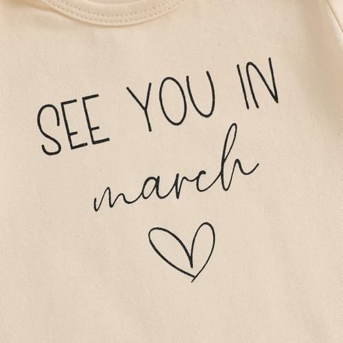 Image of woshilaocai Baby Announcement Bodysuit Pregnancy Reveal for Family | Pregnancy Reveal Ideas&New Baby Surprise for Grandparents, Husband, Aunt, Uncle, Gender Natural Romper, Funny Announcement