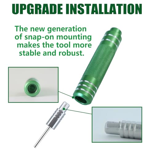 Image of DINYO Upgraded Pin Extractor Tools with 5pcs Replacement Tips-Terminal Pin Removal Tool Kit Automotive /Computer Repair Pin Release Tools for AMP Delphi Molex Bosch Connector Etc.