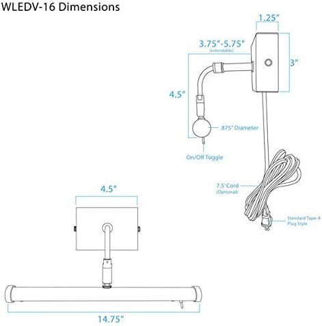 Miniatura 4 de Cocoweb Luz de imagen delgada montada en la pared de 16" en bronce aceitado