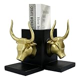 Estantería multifuncional: los sujetalibros son lo suficientemente fuertes, pueden colocar sus libros de forma ordenada y vertical y siempre visibles, y no son fáciles de doblar. Ideal para almacenar libros grandes, DVD caseros, videojuegos o CD.