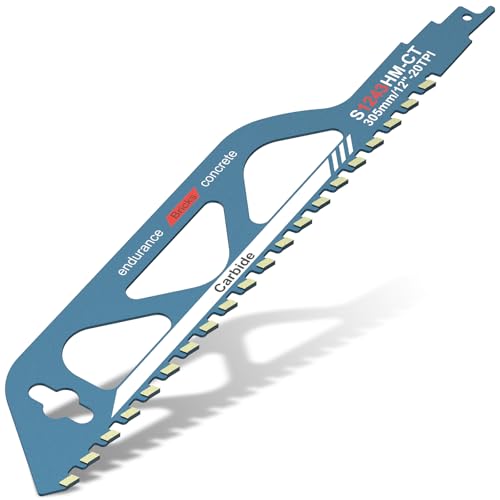 12Inch Masonry Reciprocating Saw Blade, 20TPI Concrete...
