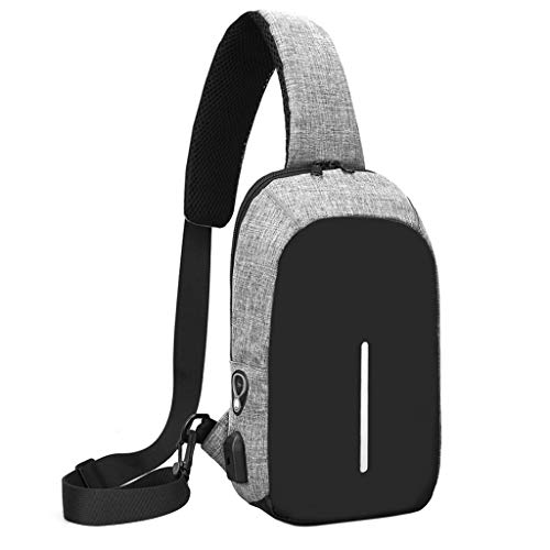 Sac de poitrine homme en tissu Oxford anti-vol pour vos objets