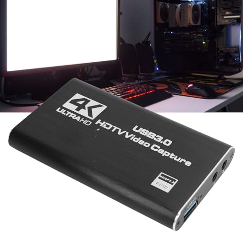 Tangxi Karta Przechwytująca Audio-wideo 4K, Interfejs Multimedialny HD 60 Hz do Urządzenia Nagrywającego USB 3.0 Full HD do Transmisji na żywo z Gier HDTV