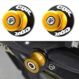 2pcs 8MM M8 x1.5 Motorcycle Swing arm Sliders Spools For Honda CBR150 CBR100f CBR1000rr CBR1100xx CBR125 CBR250 CBR400rr CBR400f CBR450sr CBR600rr CBR600f CBR900rr CBR954rr (Gold)