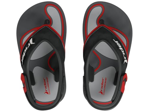 Chinelo Infantil Menino Rider Kids R Line Plus II Dedo Preto 27