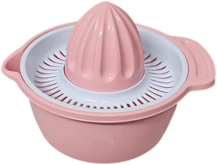 Manual Fruit Juicer Squeezer Plastic Made Light Weight heavy Duty Dishwasher Safe Multifunctional Kitchen Tool Ideal For Citrus Fruits Lemons &Limes (Assorted Colors)