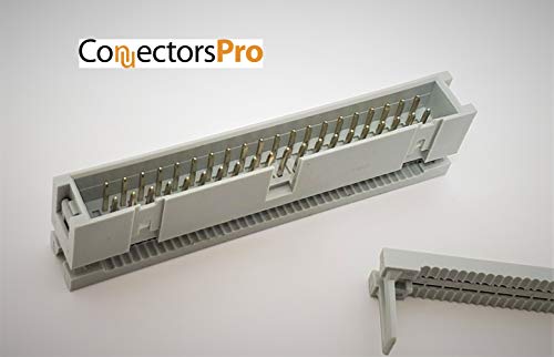 Connectors Pro 28-DR40M-10PK Pc Accessories 10-Pack 2X20 40P Dual Rows 2.54Mm Shrouded Idc Male Header, 40 Pins Idc Crimp Connectors thumb #3