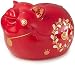 Produktbild Detazhi Figurine Geschenke Home Decor japanischen Stil Keramik Red Glücksschwein Piggy Bank Dekoration Geburtstagsgeschenk for Kinder