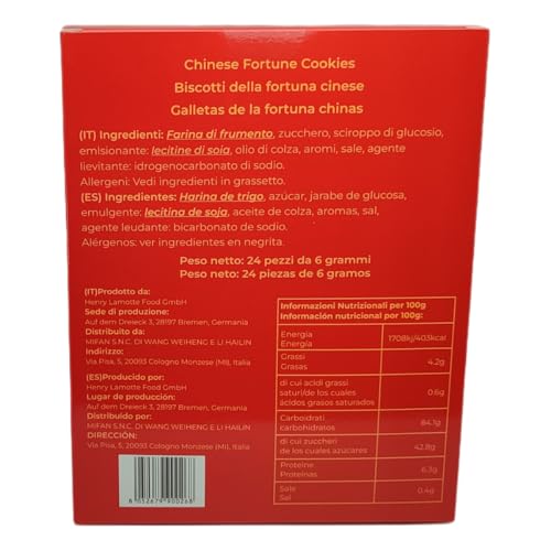 Miniatura 2 de Mifan Fortuna Box - Galletas De La Fortuna Chinas, Mensajes Proféticos, Deseos En Español, Variedad De Presentaciones, Sabor A Vainilla 24 Piezas