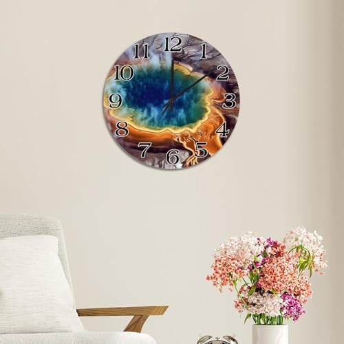 Horloge murale moderne en pierre souvenir cadeau ami étranger