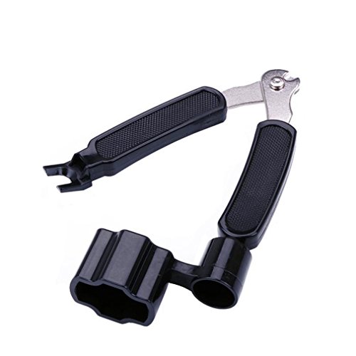 KEWAYO Guitar String Winders Cutter 3 in 1 Guitar String Cutter Guitar String Winder Guitar Bridge Pin Puller,Guitar Repair Tool.