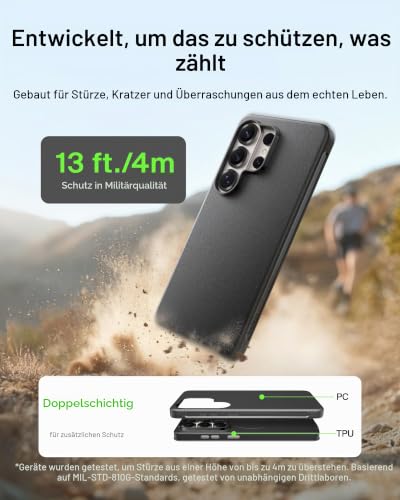 Belkin SheerForce Protect-Serie Magnetische Samsung Galaxy S26 Ultra Hülle, 4 m Aufprallschutz nach Militärstandard, Doppellagig… – Ansicht 3