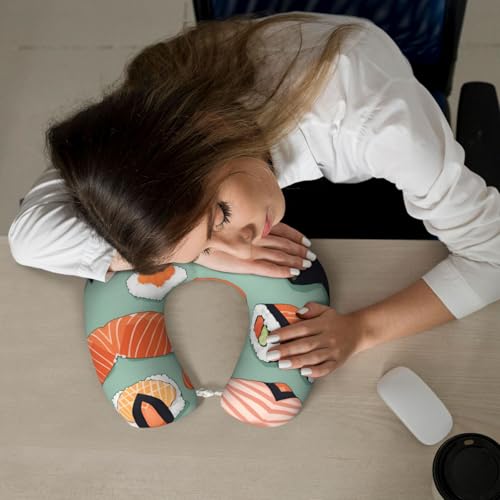 Almohada cuello en U espuma viscoelástica tamaño único miniatura 7