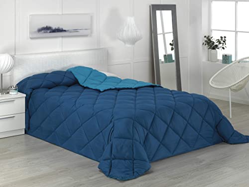 Boncasa - Xtreme 400 - Edredón Nórdico De 400 G , Bicolor Azul Y Marino, Cama 90 105 - 180 X 270 Cm Boncasa - Xtreme 400 - Edredón Nórdico De 400 G , Bicolor Azul Y Marino, Cama 90 105 - 180 X 270 Cm