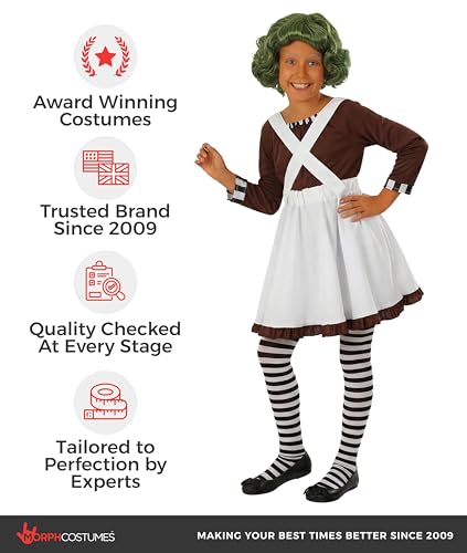 Fun Shack Chocolate Factory Worker Costume for Girls, World Book Day Costumes for Girls, World Book Day Costumes Kids, Medium - Image 3