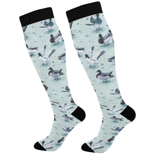 Image of Pigsaly Ceramic Mugs Coffee Cups Womens Knee High Socks Love Compression Socks Athletic Tube Sock Outdoor Sport Socks