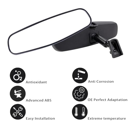 Lqito Interior Rear View Mirror Assembly Compatible With 2011-2022 Chevy Cruze Equinox Malibu Sonic Trax GMC Acadia Terrain Buick Encore Envision Cadillac ATS SRX Replace#13585947 13503045 by Lqito - Image 2