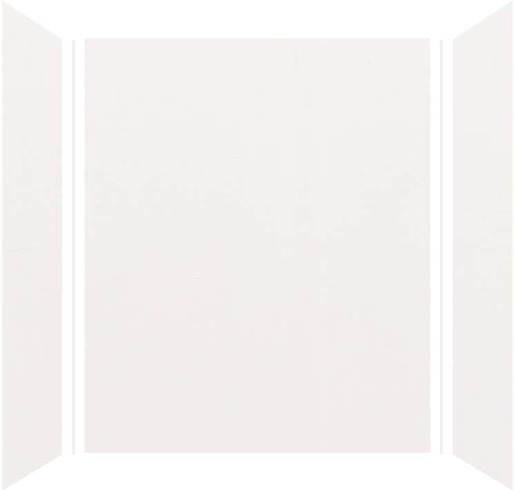 Transolid EWK603672-31 Expressions 3-Panel Shower Wall Kit, 36-in L x 60-in W x 72-in H, White