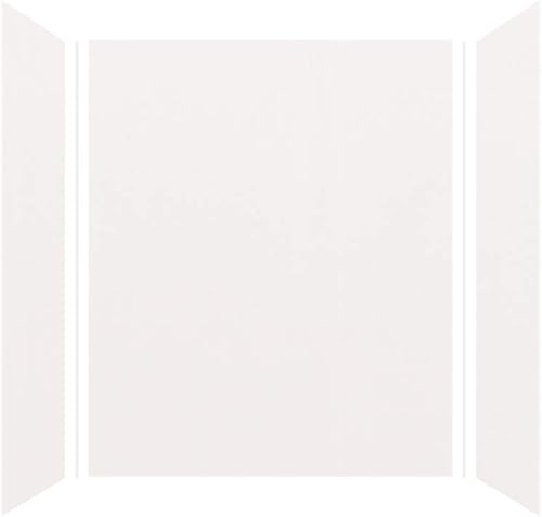 Transolid EWK603672-31 Expressions - Kit de pared de ducha de 3 paneles, 36 pulgadas de largo x 60 pulgadas de ancho x 72 pulgadas de alto, blanco
