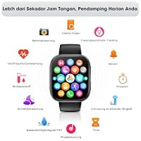 7 Armbänder & Geschenkbox Smartwatch Damen Herren, 1.83" HD Uhr damen mit Bluetooth-Anruf, Fitness Tracker, Pulsmesser, Schlafmonitor, Schrittzähler, IP68 Wasserdicht, 110+ Sportmodi für iOS Android – Ansicht 7
