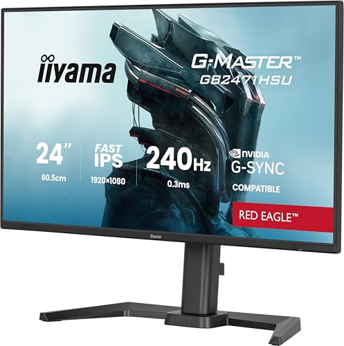 iiyama GB2471HSU-B1-23.8" IPS, 1920x1080/240Hz, 2H1DP, USB-hub, Has