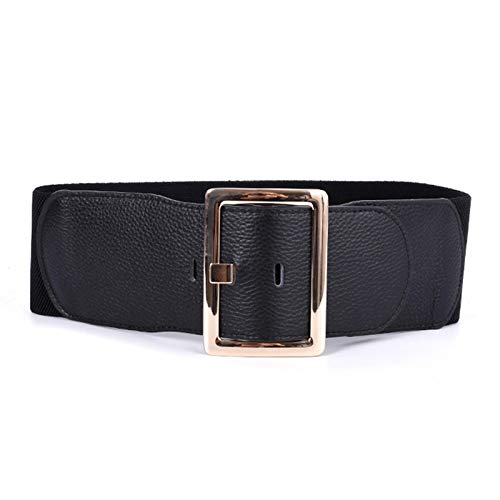 Wide Elastic Belts Women's Stretch Elasticated Wide Belts for Dress Wearing, Coat for Dress