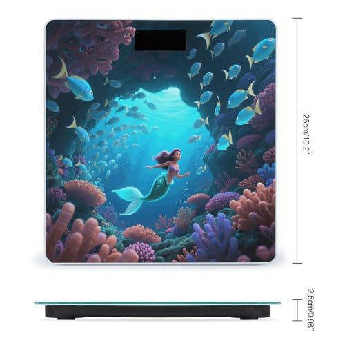 Báscula digital para baño Mermaid in The Ocean 400 lb miniatura 2