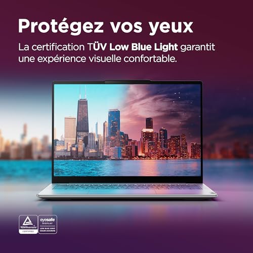 Lenovo Yoga Slim 7 14IMH9 Ordinateur Portable 14'' OLED Intel Core Ultra 7 RAM SSD Intel Arc Graphics Windows 11 Home Clavier rétroéclairé AZERTY FR Lunaire - vue 4