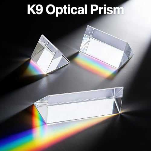 image for JRAIYBZ 3 Pcs Equilateral Crystal Prisms Set (1