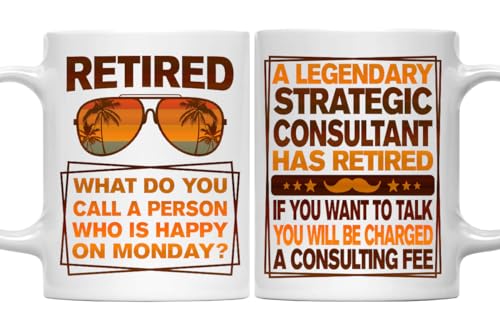 Retired Strategic Consultant Mug, Legendary Strategic Consultant Gift