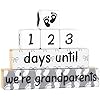 Pregnancy Announcement Baby Reveal Countdown Due Date Blocks WeeksDays Until Were Grandparents Announcing Pregnancy Countdown Blocks New Grandparents To Be Expecting Grandma Grandpa Gifts