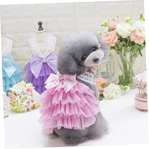 FRCOLOR Vestidos Tutu Para Animais De Estimação Vestido De Casamento Para Cachorrinhos Vestidos Para