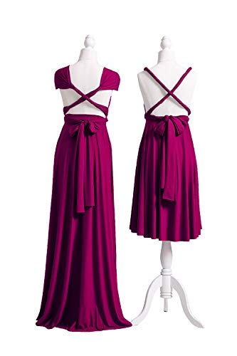 Image of 72styles Infinity Dress with Bandeau, Convertible Bridesmaid Dress, Long, Plus Size, Multi-Way Dress, Twist Wrap Dress