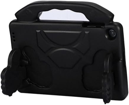 Lenovo Tab M10 3. Nesil TB-328FU T610 ile uyumlu K l f Tutmal  Standl  Silikon Case Siyah