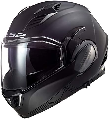 LS2 Helmets Valiant II Blackout Valiant II Modular Helmet (Matte Black - Small)
