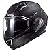 LS2, casco moto modulare VALIANT II nero opaco, M