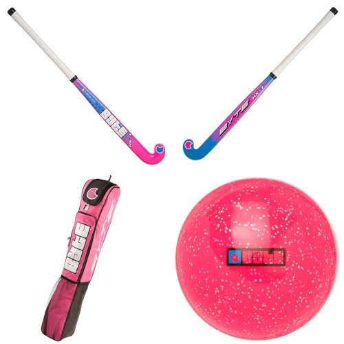 BYTE HX1 Hockey Stick HX Bag and Glitter Ball Package Set (37.5 Stick)